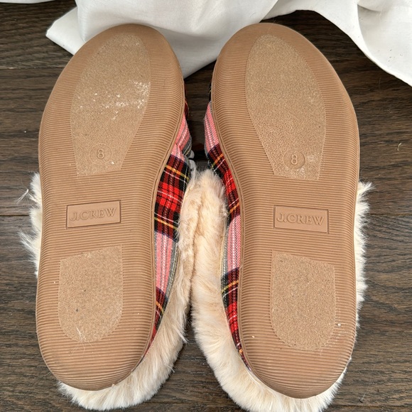 Women’s J Crew Plaid Slippers - Picture 3 of 3